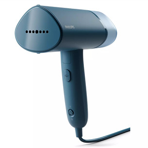 Philips 3000, 1000 W, blue - Handheld clothing steamer