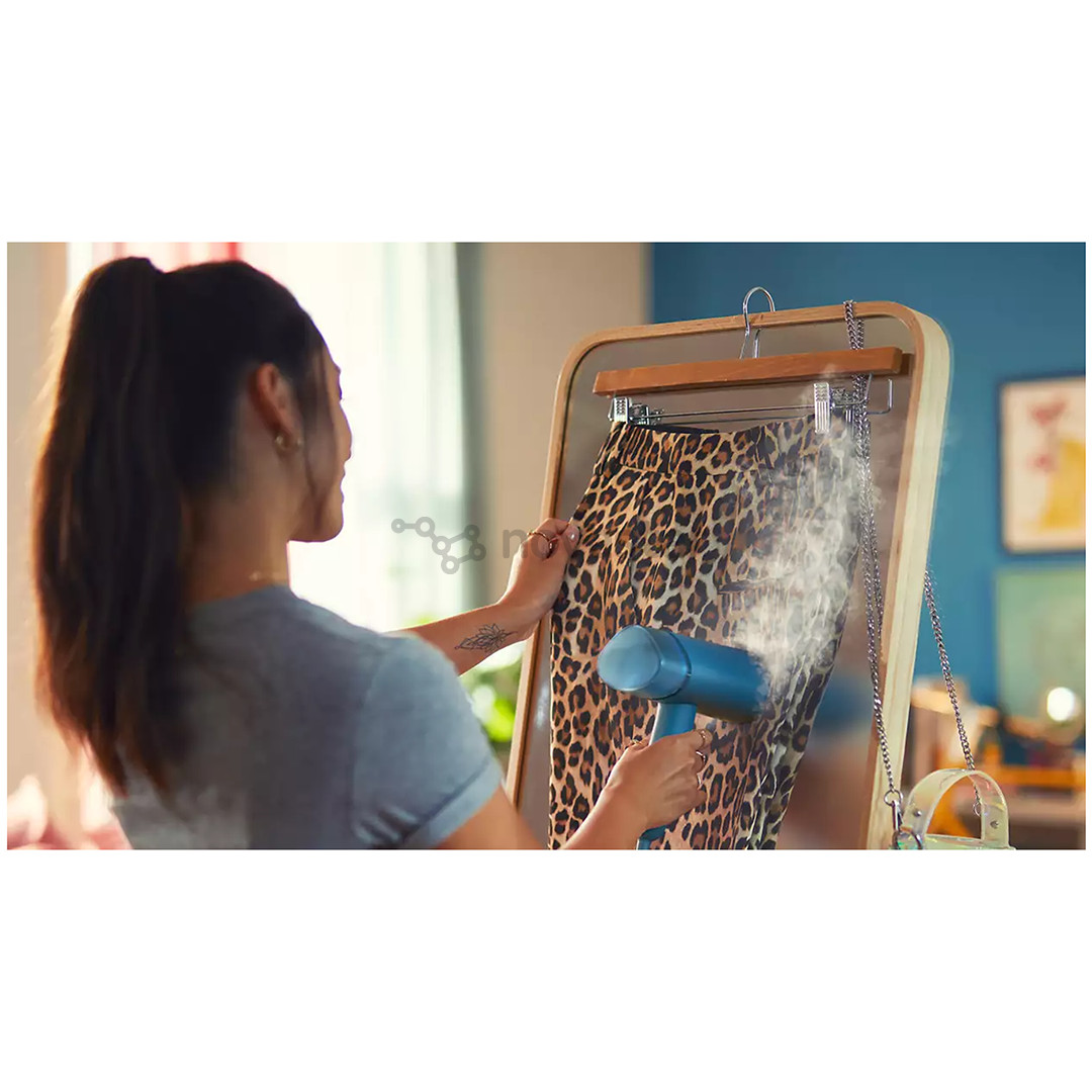 Philips 3000, 1000 W, blue - Handheld clothing steamer