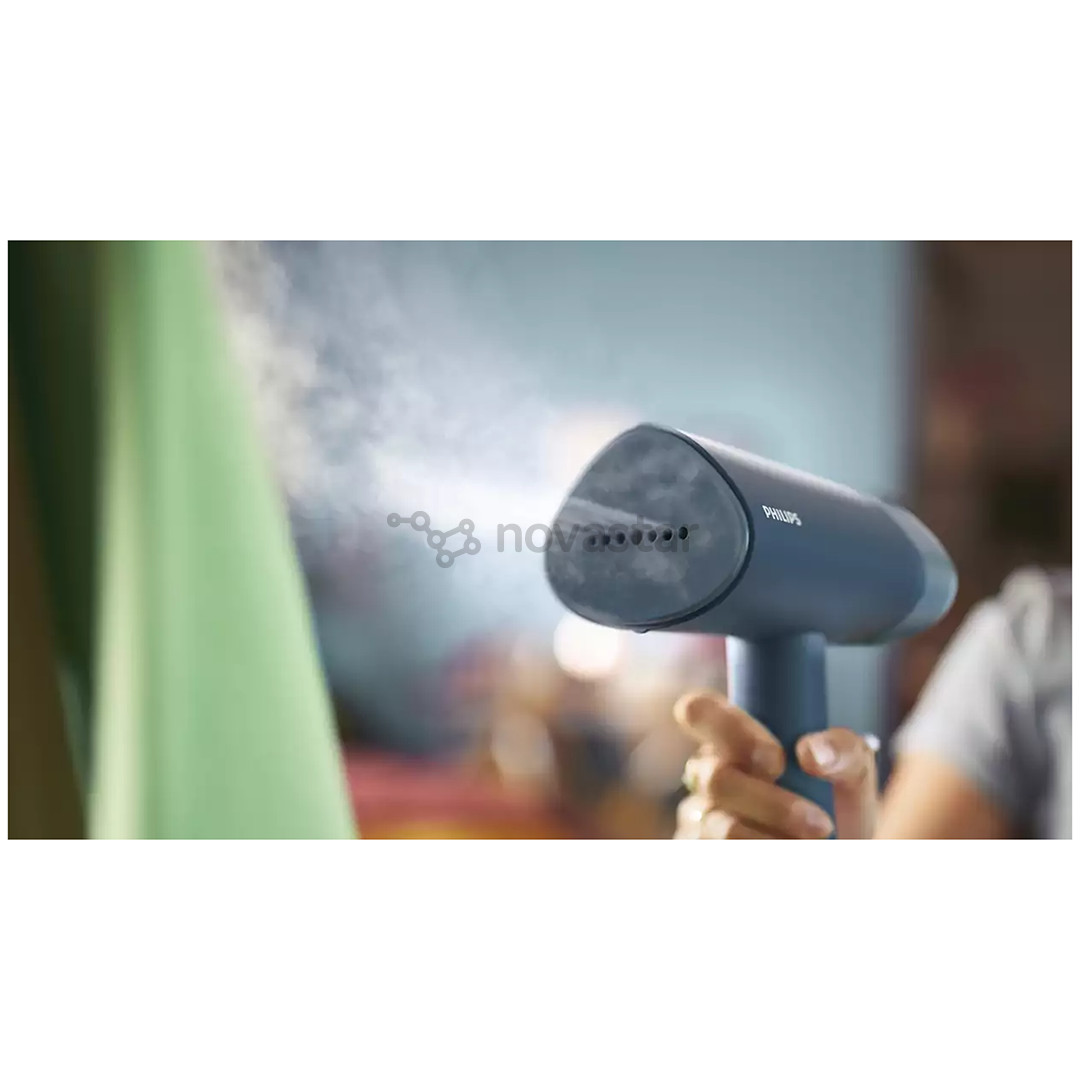 Philips 3000, 1000 W, blue - Handheld clothing steamer