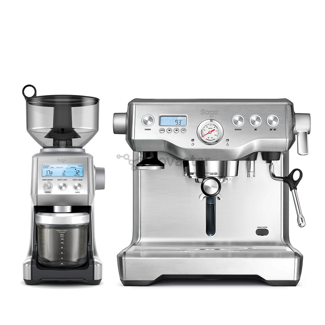 Kavos apatatas SAGE the Dual Boiler + coffee grinder Smart Grinder™ Pro, SEP920BSS