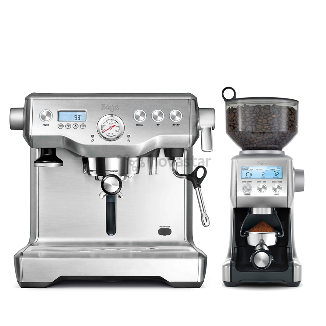 Kavos apatatas SAGE the Dual Boiler + coffee grinder Smart Grinder™ Pro, SEP920BSS