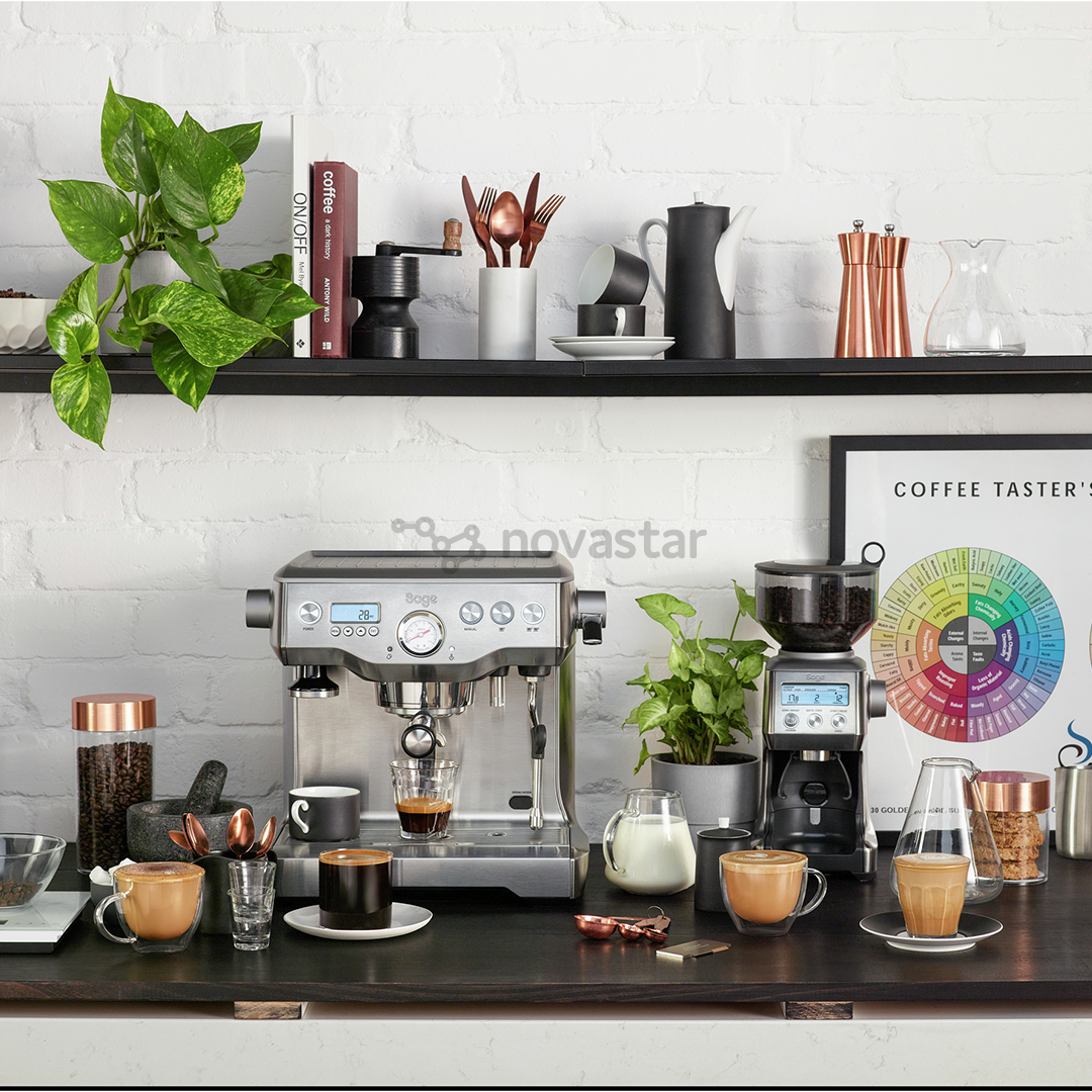 Kavos apatatas SAGE the Dual Boiler + coffee grinder Smart Grinder™ Pro, SEP920BSS