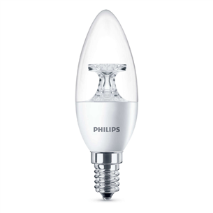 Lemputė Philips Candle LED, 40W E14, Šilta balta, 90000230