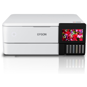 Epson EcoTank L8160, WiFi, LAN, white - Multifunctional Color Inkjet Printer/Photo Printer