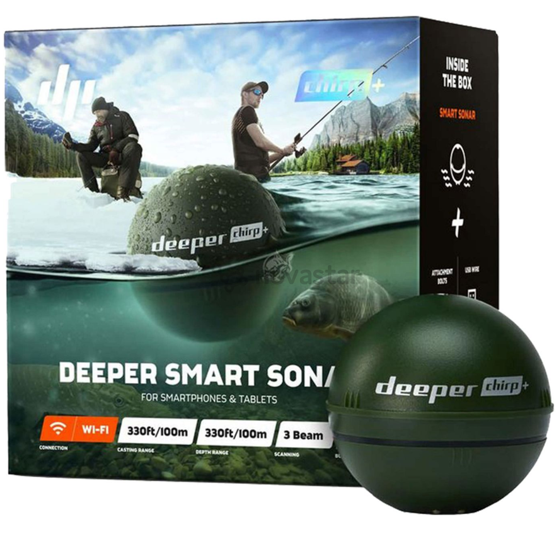 Žuvų paieškos sensorius Deeper Smart Sonar CHIRP+