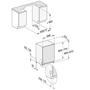 Indaplovė Miele G5260SCVI