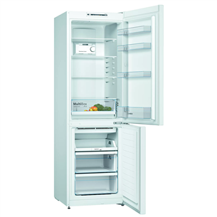 Bosch, 305 л, высота 186 см, белый - Холодильник