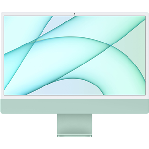 Apple iMac 24" (2021), M1 8C/7C, 8 ГБ, 256 ГБ, RUS, зеленый - Настольный компьютер "все в одном"