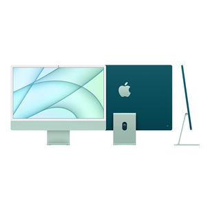 Apple iMac 24" (2021), M1 8C/7C, 8 ГБ, 256 ГБ, RUS, зеленый - Настольный компьютер "все в одном"