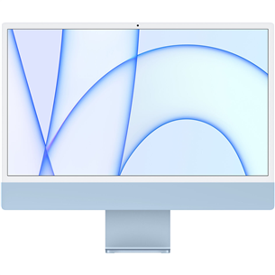 Stacionarus kompiuteris Apple iMac 24'', 2021, SWE, Blue, MJV93KS/A MJV93KS/A
