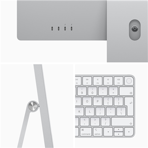 Stacionarus kompiuteris Apple iMac 24'', 2021, RUS, Silver, MGPC3RU/A