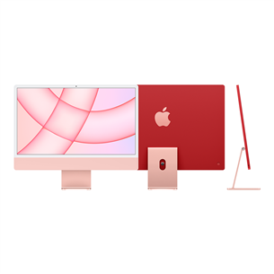 Apple iMac 24" (2021), M1 8C/8C, 8 GB, 256 GB, RUS, pink - All-in-one PC