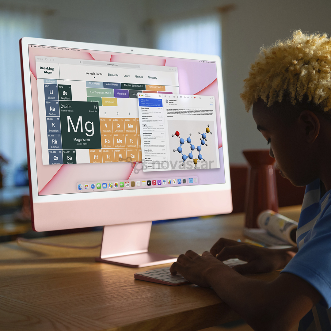 Stacionarus kompiuteris Apple iMac 24'', 2021, SWE, Pink