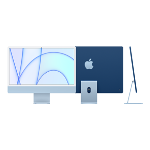 Desktop PC Apple iMac 24'', 2021, SWE, Blue