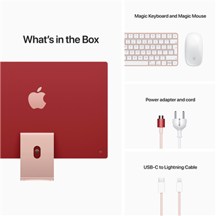 Stacionarus kompiuteris Apple iMac 24'', 2021, SWE, Pink