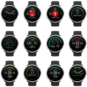 Išmanusis laikrodis Polar Ignite 2 S/L, Juodas