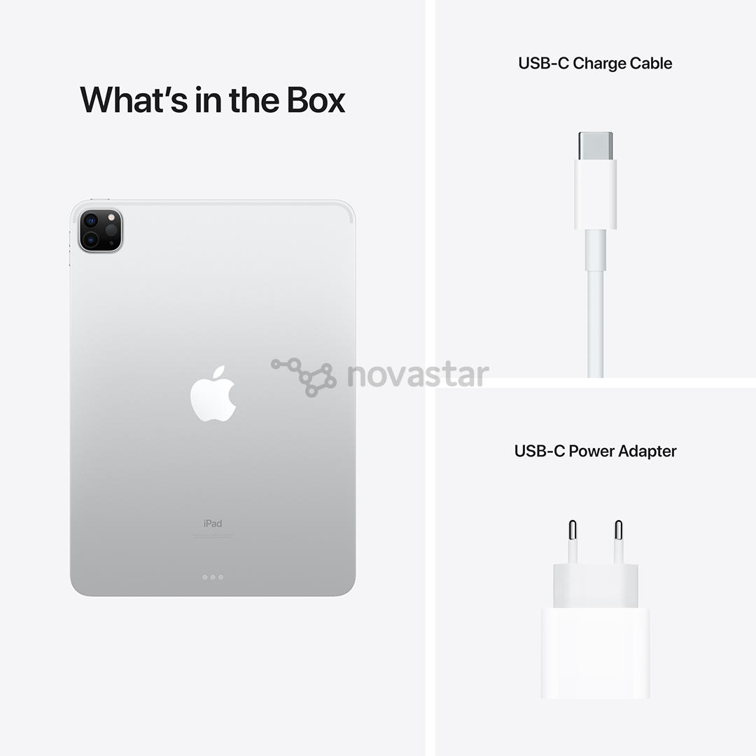 Planšetinis kompiuteris Apple iPad Pro 11'' 2021, 1TB, WiFi, Silver