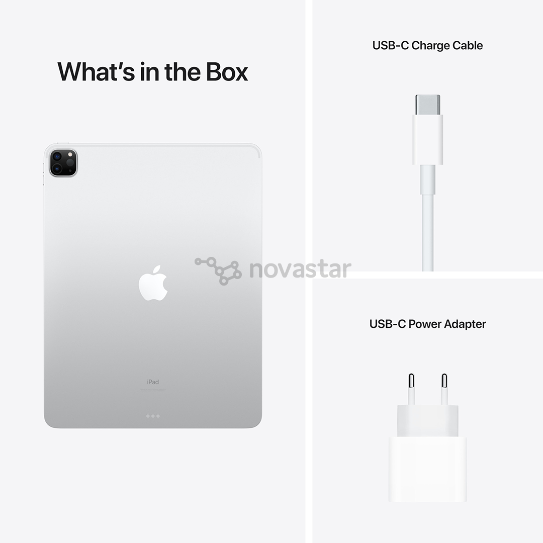 Planšetinis kompiuteris Apple iPad Pro 12.9'' 2021 1TB, WiFi, Silver