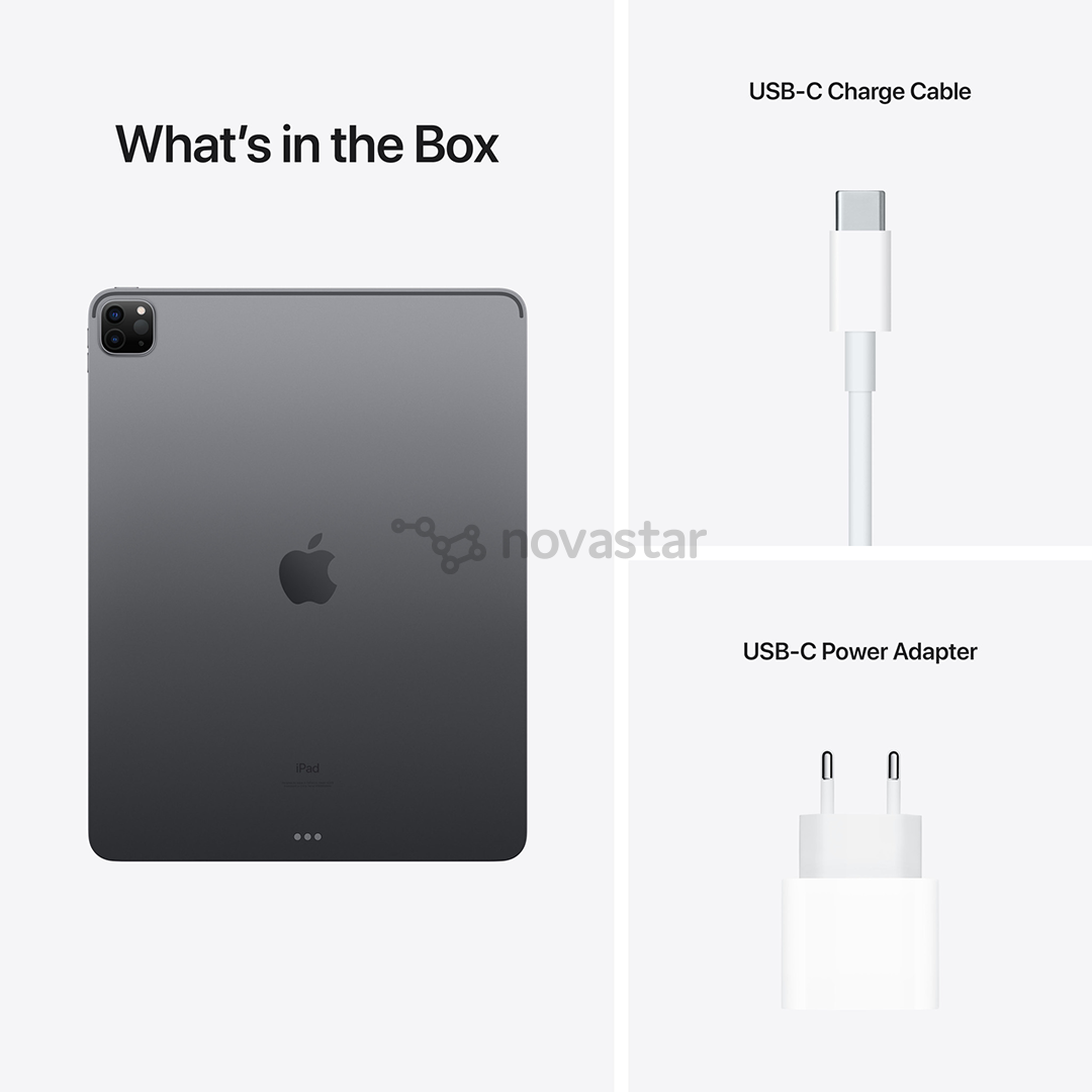 Planšetinis kompiuteris Apple iPad Pro 12.9'' 2021 512GB, WiFi + 5G, Space Grey