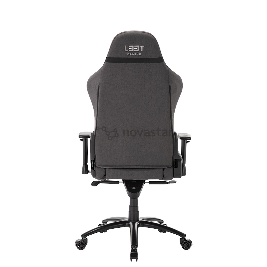 L33T Elite V4 Gaming Chair (Soft Canvas), tamsiai pilka - Žaidimų kėdė