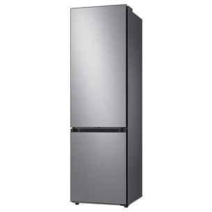 Samsung BeSpoke, 390 л, высота 203 см, нерж. сталь - Холодильник