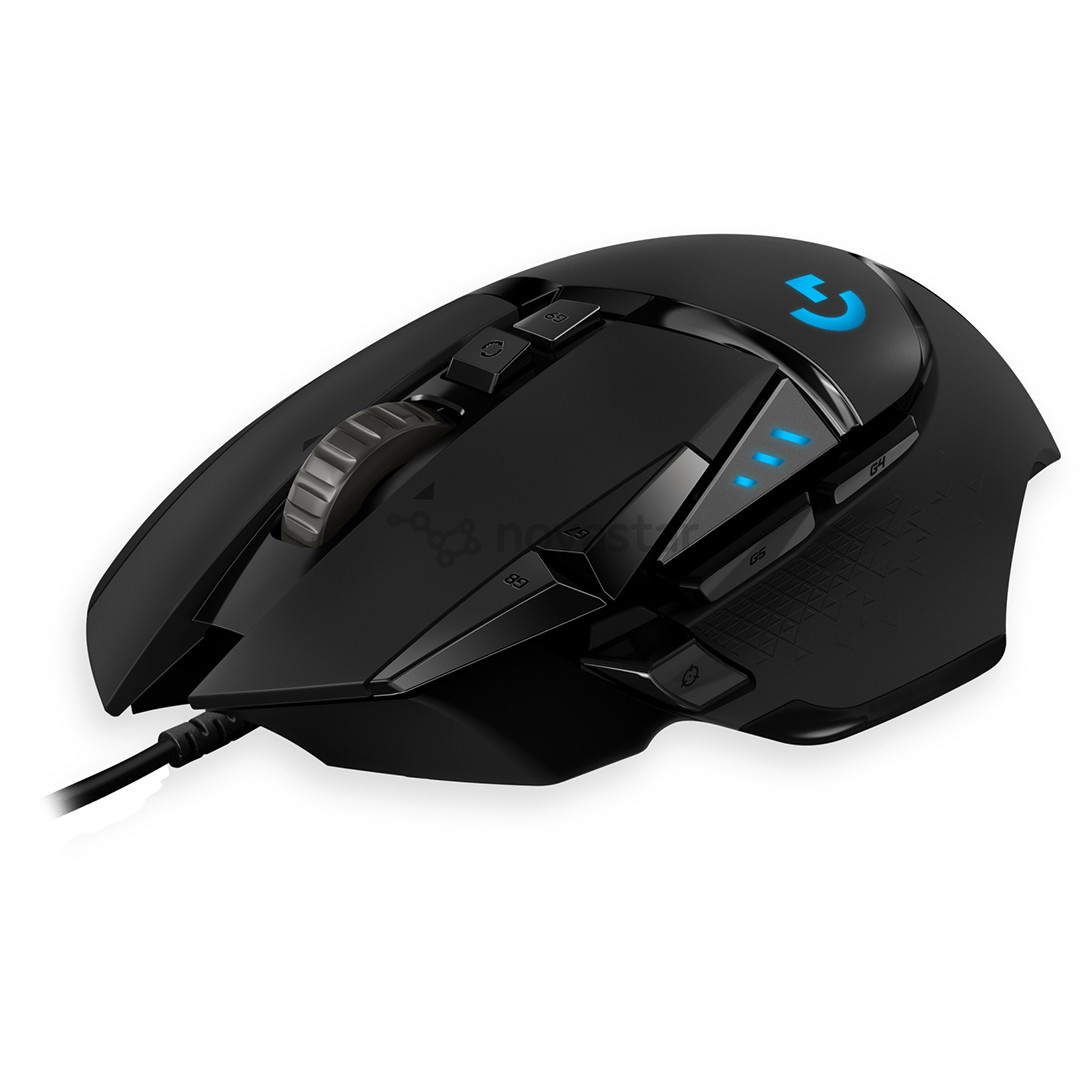 Logitech G502 Hero, juoda - Pelė