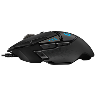 Pelė Logitech G502 Hero, Laidinė, 910-005471