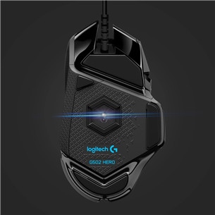 Logitech G502 Hero, juoda - Pelė