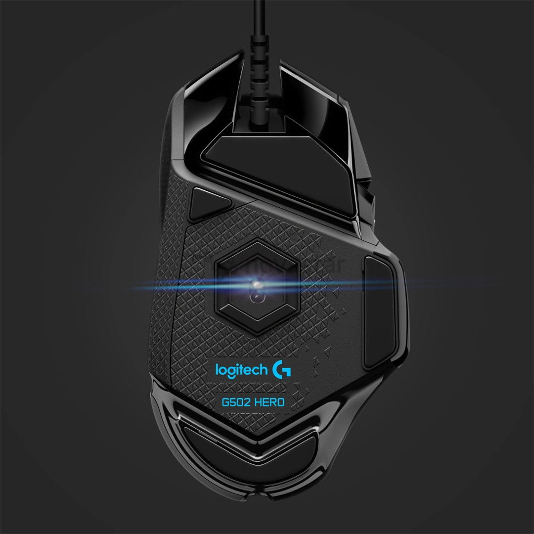 Logitech G502 Hero, juoda - Pelė