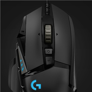 Logitech G502 Hero, juoda - Pelė