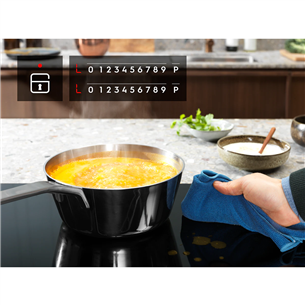 Electrolux, width 29 cm, frameless, black - Built-in Induction Hob