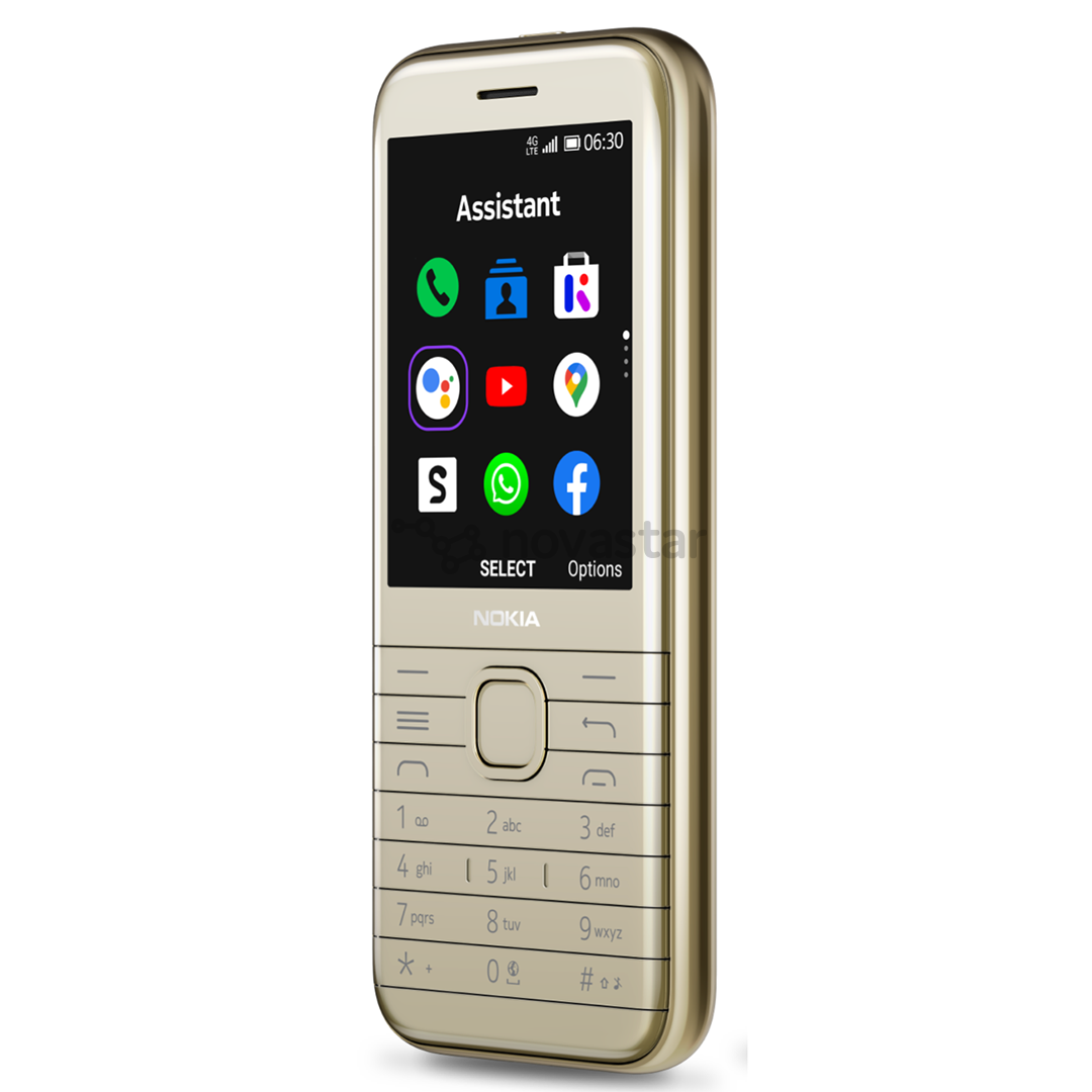 Nokia 8000 4G DS, Gold, 32GB