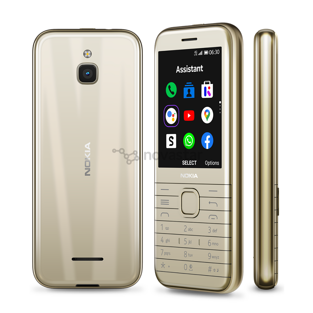 Nokia 8000 4G DS, Gold, 32GB