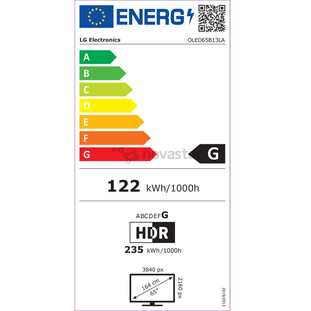 Televizorius LG OLED65B13LA.AEU