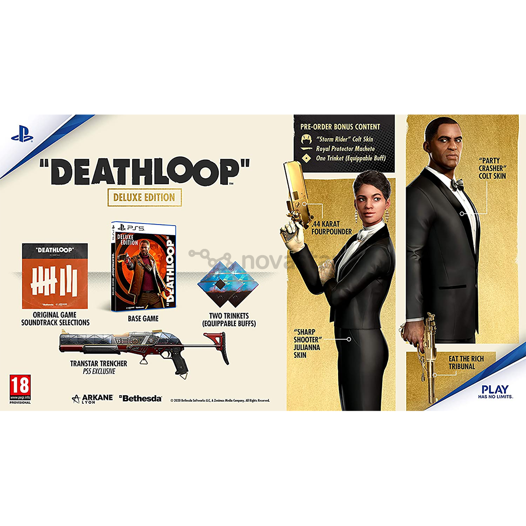Žaidimas PS5 Deathloop Deluxe Edition