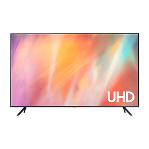 Samsung LCD 4K UHD, 75", feet stand, gray - TV