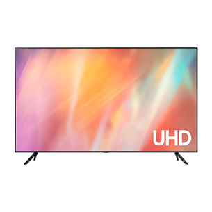 Samsung AU7172, 75", 4K UHD, LED LCD, боковые ножки, серый - Телевизор