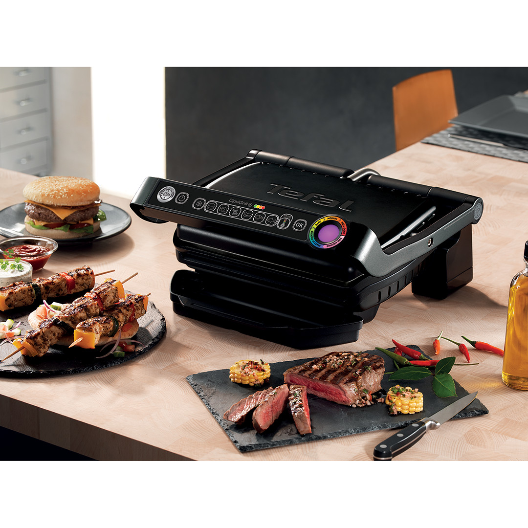 Tefal Optigrill+ GC712834, 2000 W, juodas - Elektrinis grilis