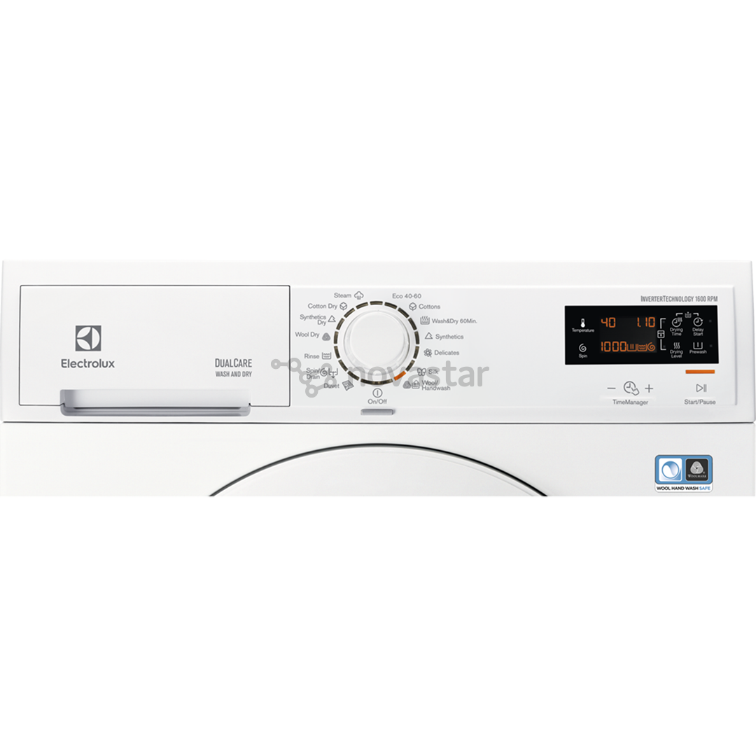 Skalbimo mašina -džiovyklė Electrolux EWW1685W