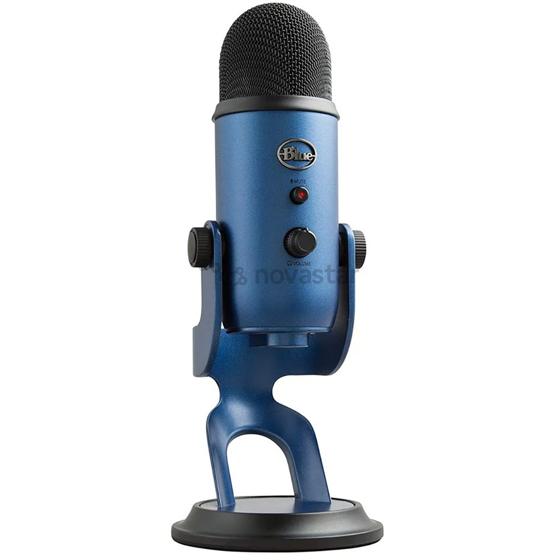 Blue Yeti, USB, синий - Микрофон