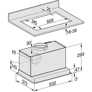 Gartraukis Miele DA2558/EXT