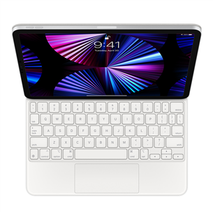 Klaviatūra Apple Magic Keyboard (RUS) для iPad Pro 11'' / iPad Air 10.9 (2020), RUS, white MJQJ3RS/A