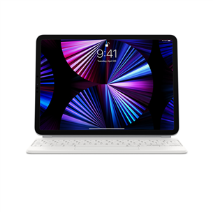 Klaviatūra Apple Magic Keyboard (RUS) для iPad Pro 11'' / iPad Air 10.9 (2020), RUS, white