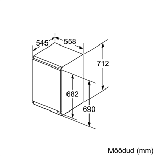 Įmontuojamas šaldiklis Bosch GIV11AFE0