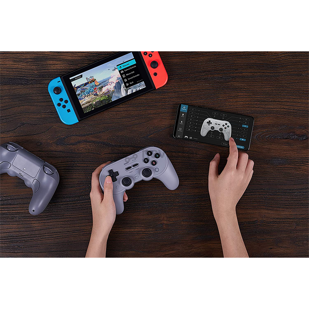 Žaidimų pultelis 8Bitdo Pro 2, Pilkas