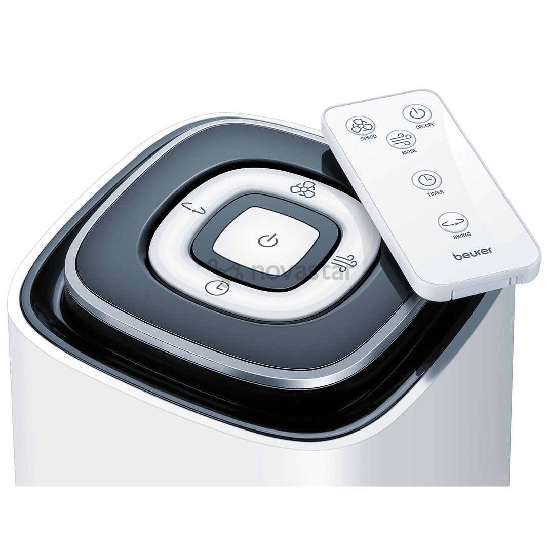 Beurer, 50 W, baltas/juodas - Bokštinis ventiliatorius