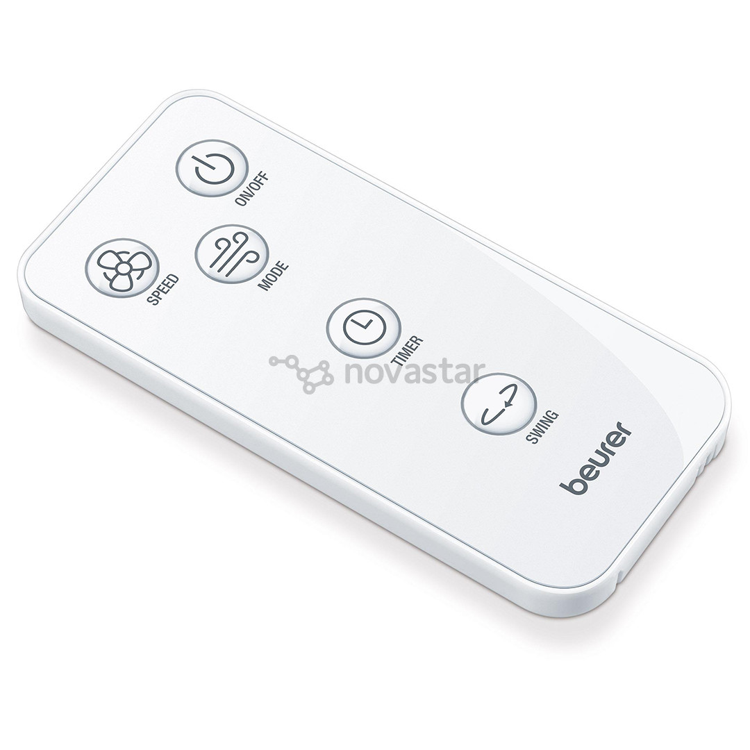 Beurer, 50 W, baltas/juodas - Bokštinis ventiliatorius