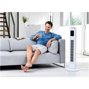 Beurer, 50 W, baltas/juodas - Bokštinis ventiliatorius