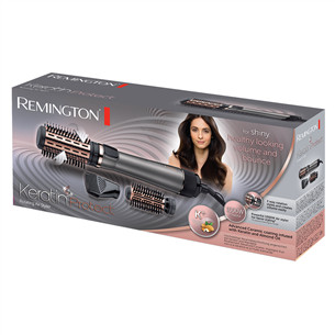 Remington Keratin Protect, 1000 W, grey/pink - Rotating air styler