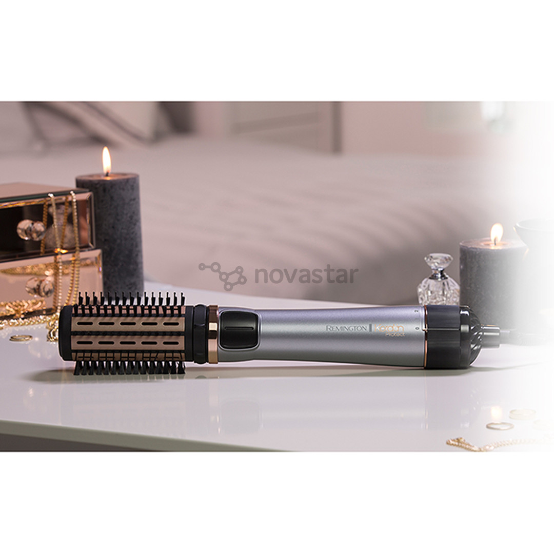 Remington Keratin Protect, 1000 W, grey/pink - Rotating air styler
